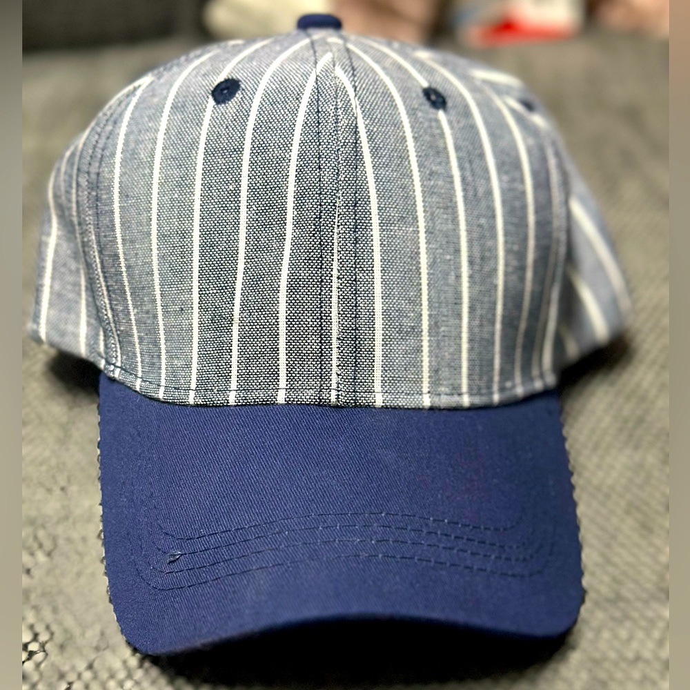 Pinstripe Baseball Cap